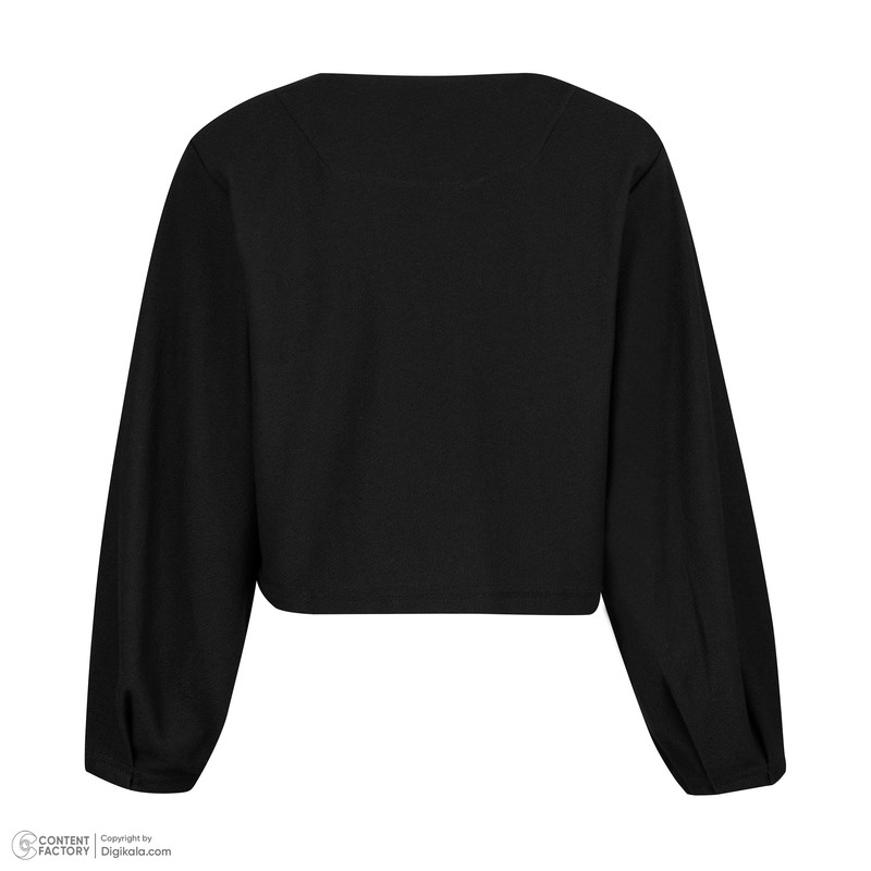بلوز آستین بلند زنانه آر اِن اِس مدل 11032264 رنگ مشکی