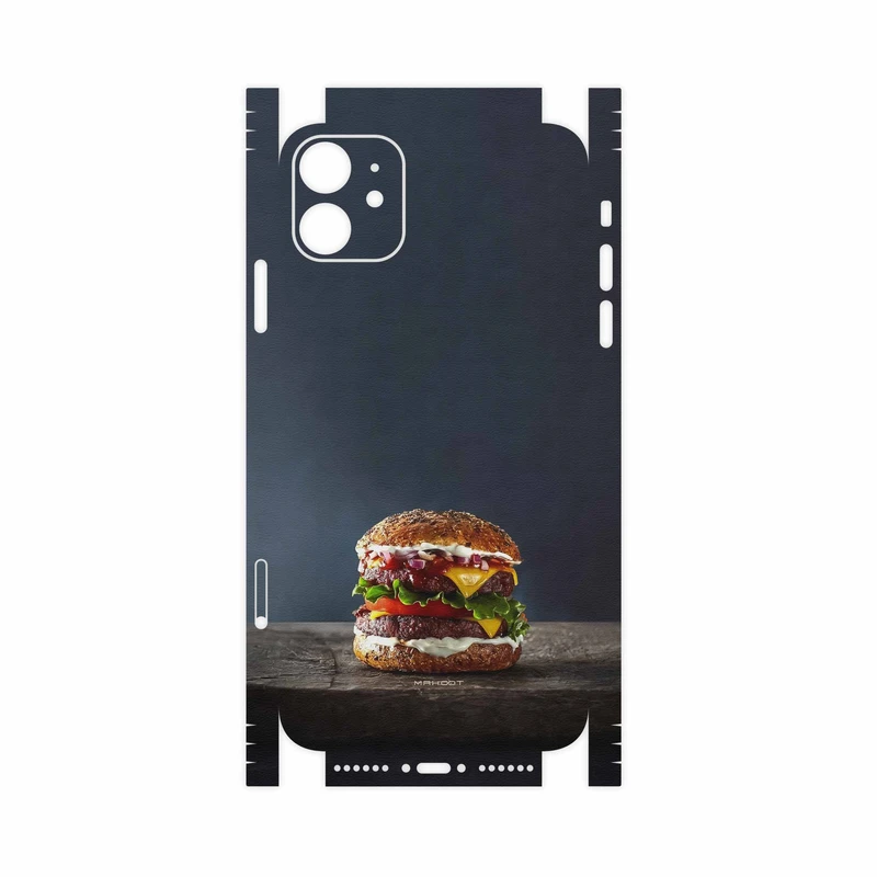 برچسب پوششی ماهوت مدل Hamburger-FullSkin مناسب برای گوشی موبایل اپل iPhone 11