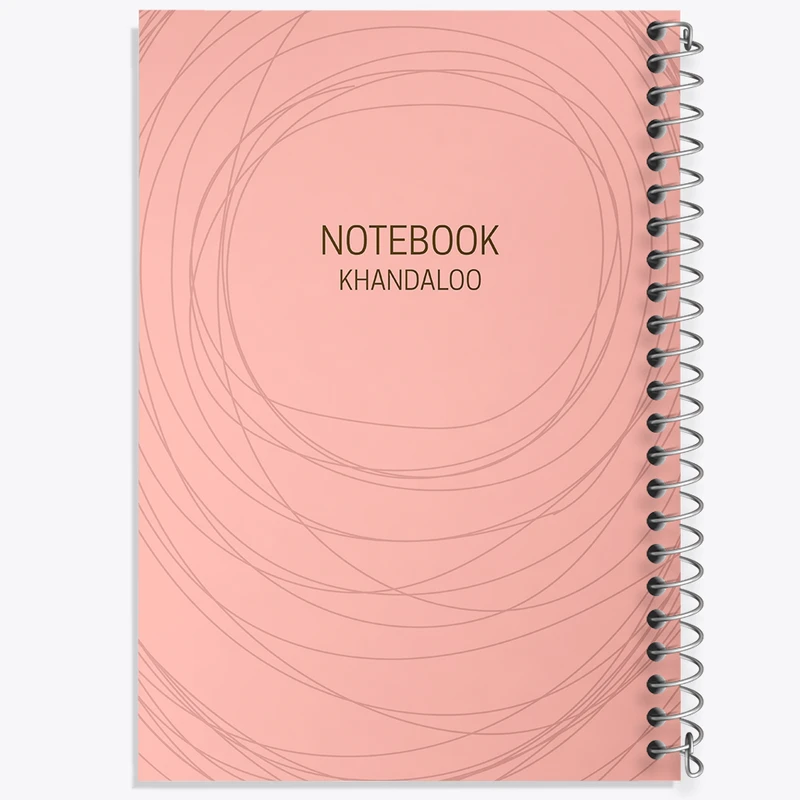 دفتر نت موسیقی 50 برگ خندالو مدل فانتزی کد N675