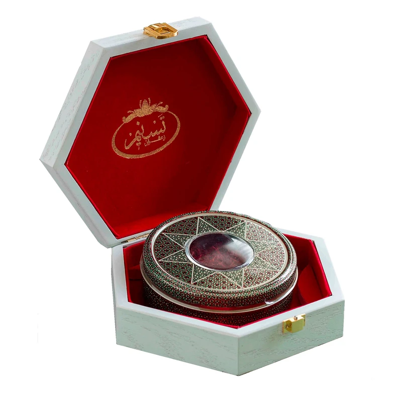 زعفران نگین تسنیم سری صدف - 50 گرم