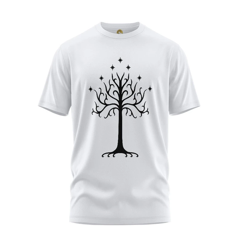 تی شرت آستین کوتاه مردانه هومرو مدل TW196 طرح ارباب حلقه ها