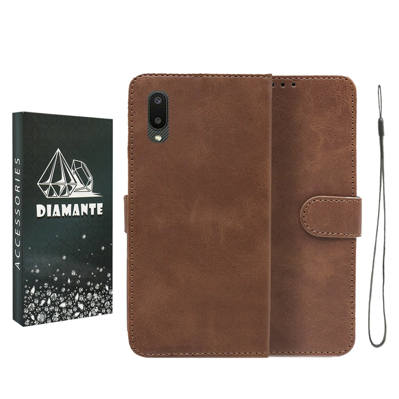 کیف کلاسوری دیامانته مدل Bandaviz Bk مناسب برای گوشی موبایل سامسونگ Galaxy A02