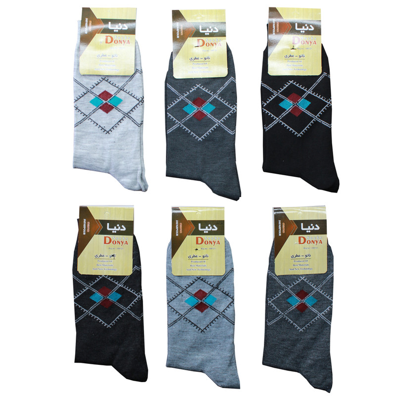 جوراب مردانه مدل 29103 مجموعه 6 عددی