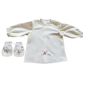 ست بلوز و دستکش نوزادي طرح گراز مدل N3