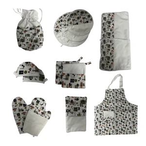 سرویس آشپزخانه ۱۳ پارچه طرح وسایل آشپزخانه