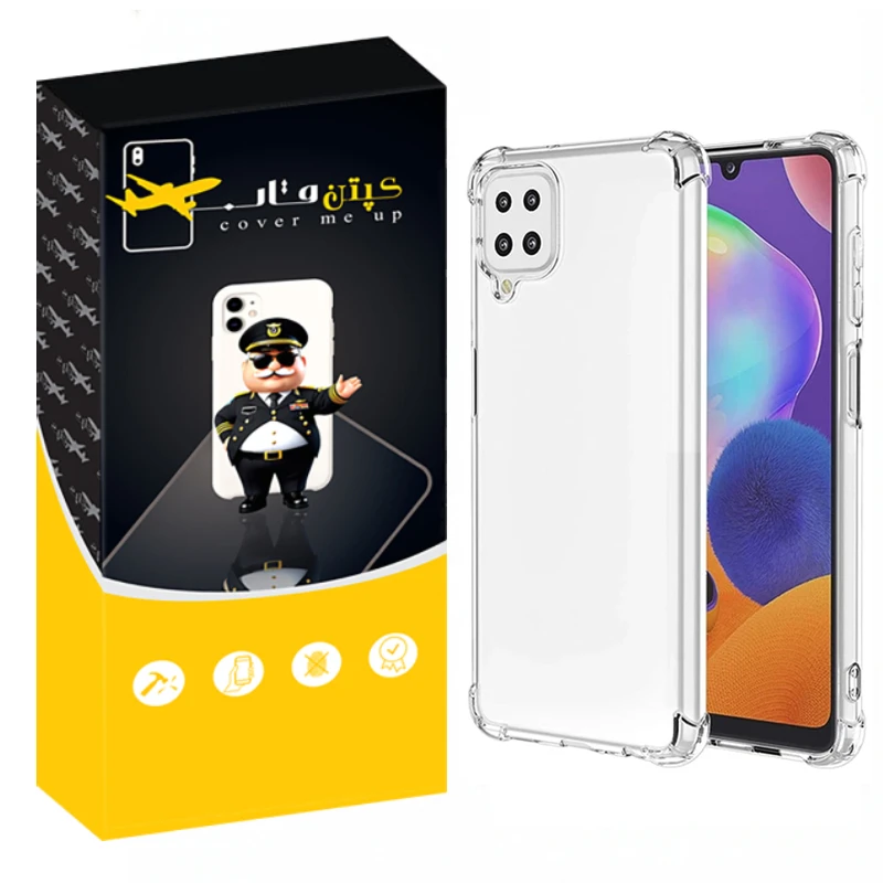 کاور کپتن قاب مدل Crystal مناسب برای گوشی موبایل سامسونگ Galaxy A22 4G