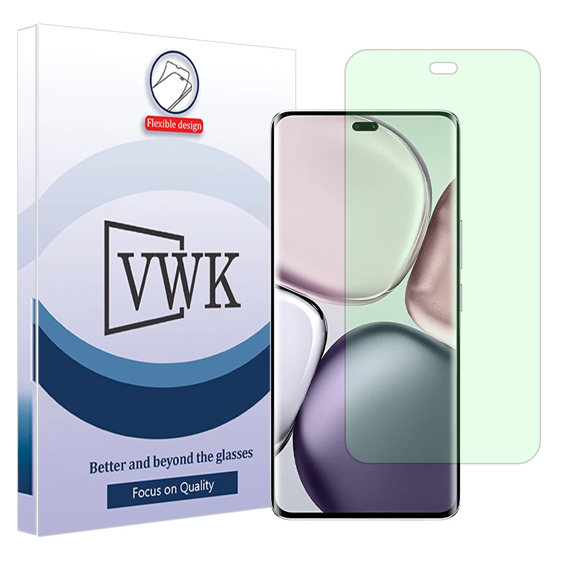 محافظ صفحه نمایش آنتی گرین وی دبلیو کی مدل هیدروژلی مناسب برای گوشی موبایل آنر X9c