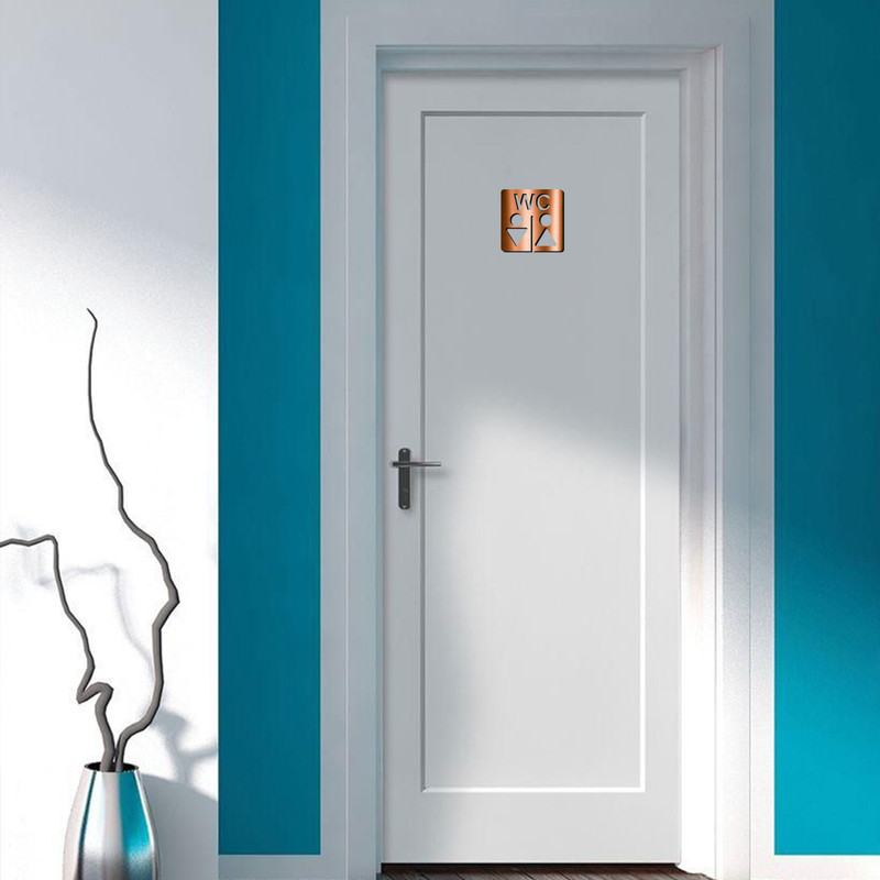 تابلو نشانگر آژنگ طرح سرویس بهداشتی مردانه و زنانه کد I-CL-W062 تابلو نشانگر آژنگ طرح سرویس بهداشتی مردانه و زنانه کد I-CL-W062