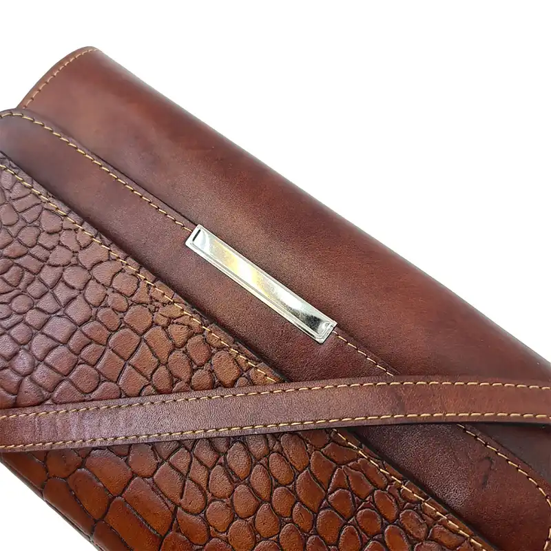 کیف دوشی زنانه مدل ونوس چرم طبیعی گاوی کد R_6880