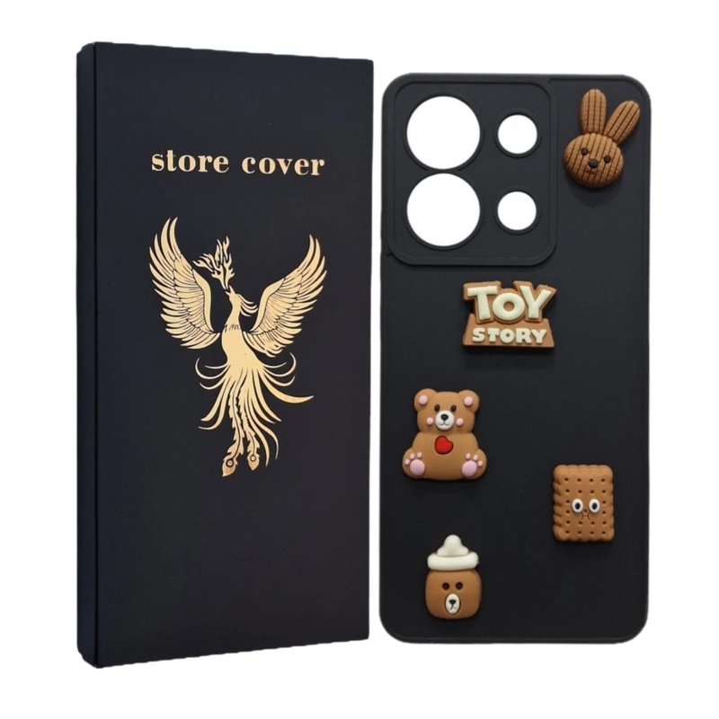  کاور استور کاور طرح عروسک توی برجسته مدل note13pro مناسب برای گوشی موبایل شیائومی Redmi Note 13 Pro 4G