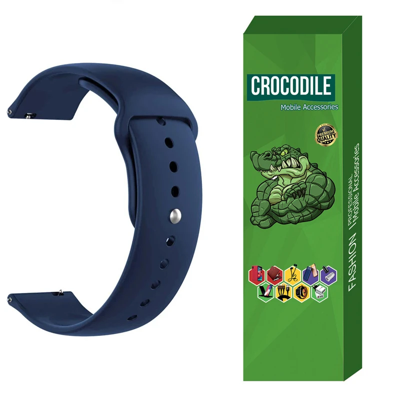 بند کروکودیل مدل Silicon مناسب برای ساعت هوشمند هایلو  RS4 Max