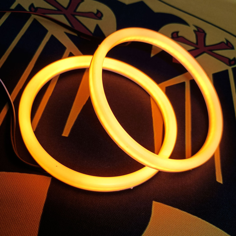 حلقه رینگ لایت چراغ جلو خودرو مدل ORAN-09 مجموعه 2 عددی