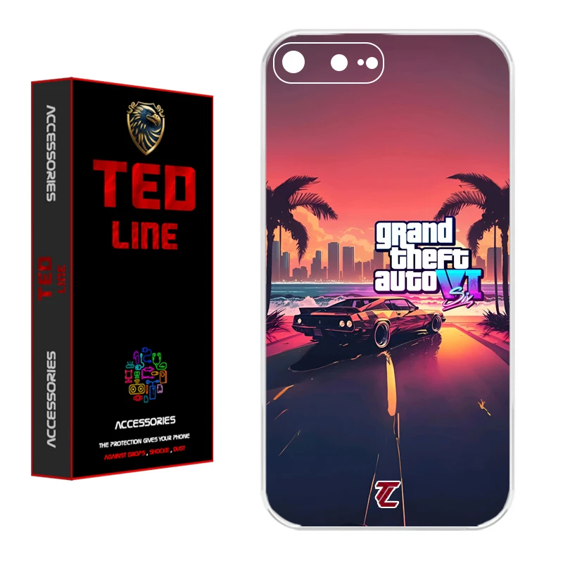 کاور تدلاین طرح جی تی ای 6 کد 1189 مناسب برای گوشی موبایل اپل Iphone 7 Plus / 8 Plus
