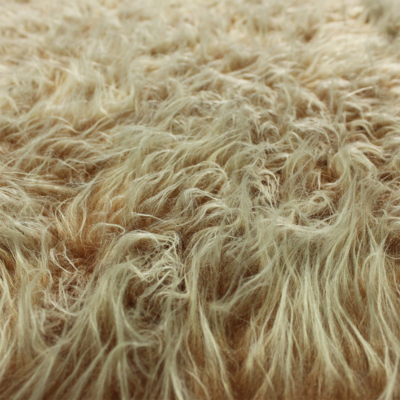 فرش ماشینی آقای طرح مدل Rectangle زمینه نسکافه ای