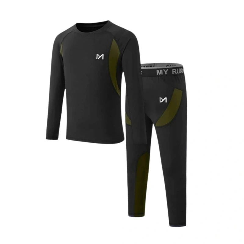 ست تی‌شرت آستین بلند و لگینگ ورزشی بچگانه میت وی مدل بیس لایر کد 20678576