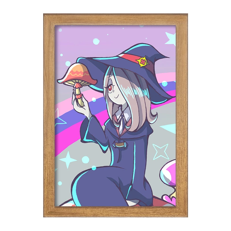 تابلو خندالو مدل سوسی انیمه جادوگران کوچک Little Witch Academia  کد 22839