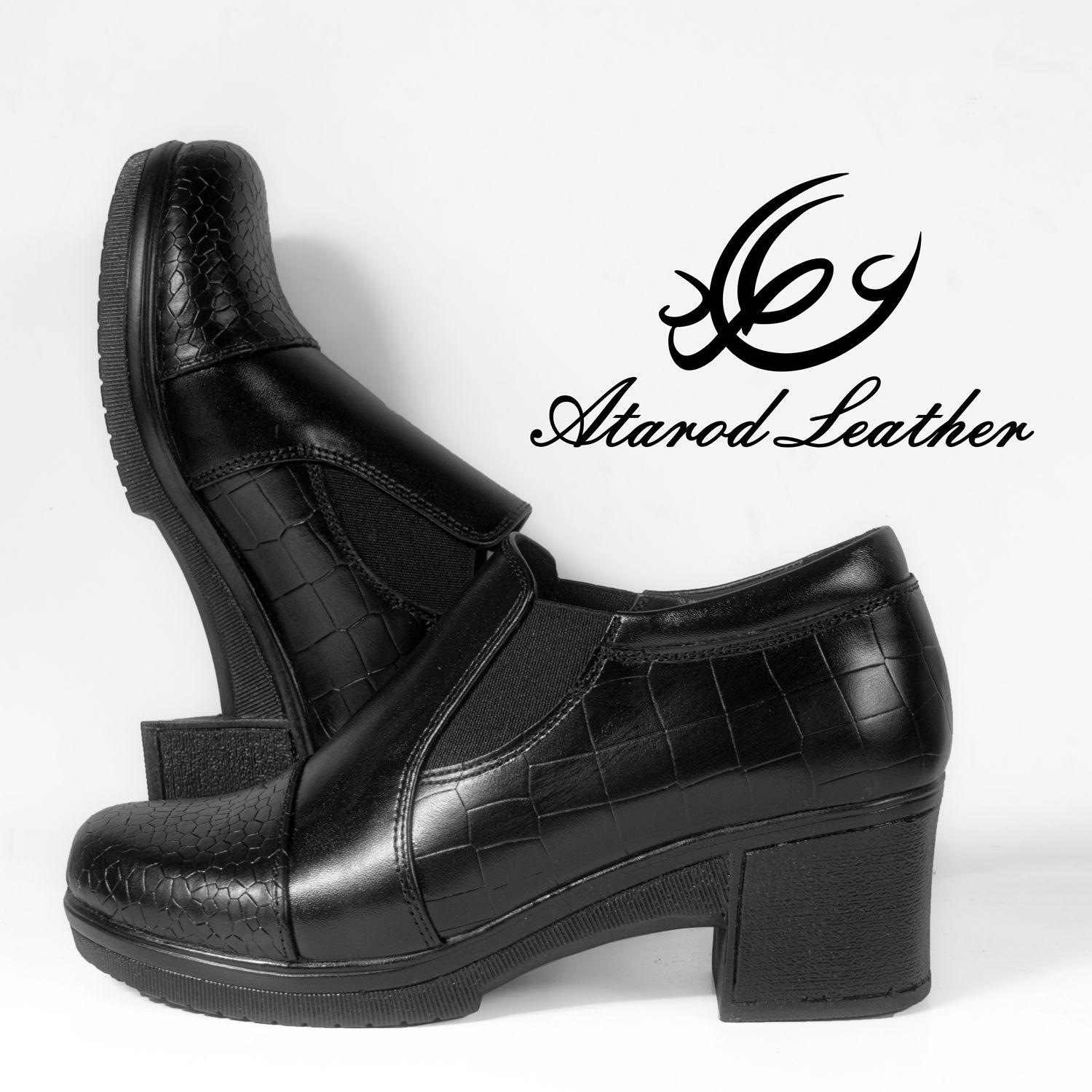 کفش زنانه چرم عطارد مدل چرم طبیعی کد SH104 -  - 6