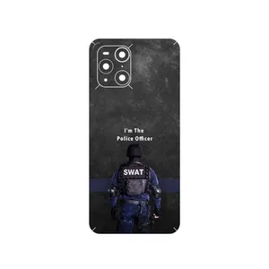 MAHOOT Police Officer Cover Sticker for Oppo Find X3 Pro