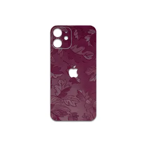 MAHOOT Red-Wildflower Cover Sticker for Apple iPhone 12 mini