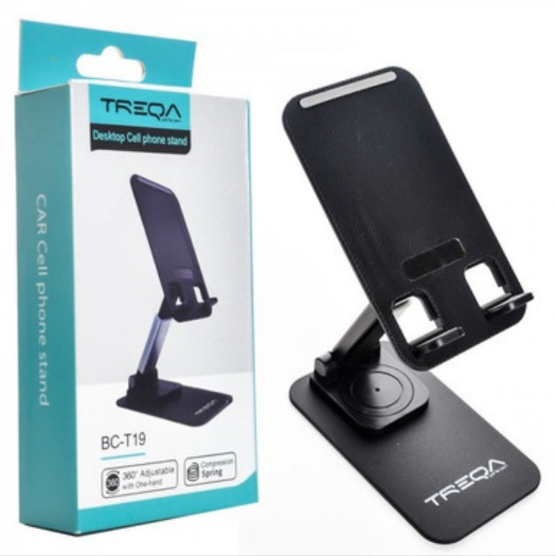 پایه نگهدارنده رومیزی گوشی موبایل و تبلت تِرِکا مدل هولدر1ا BCT19 metaling holder spring