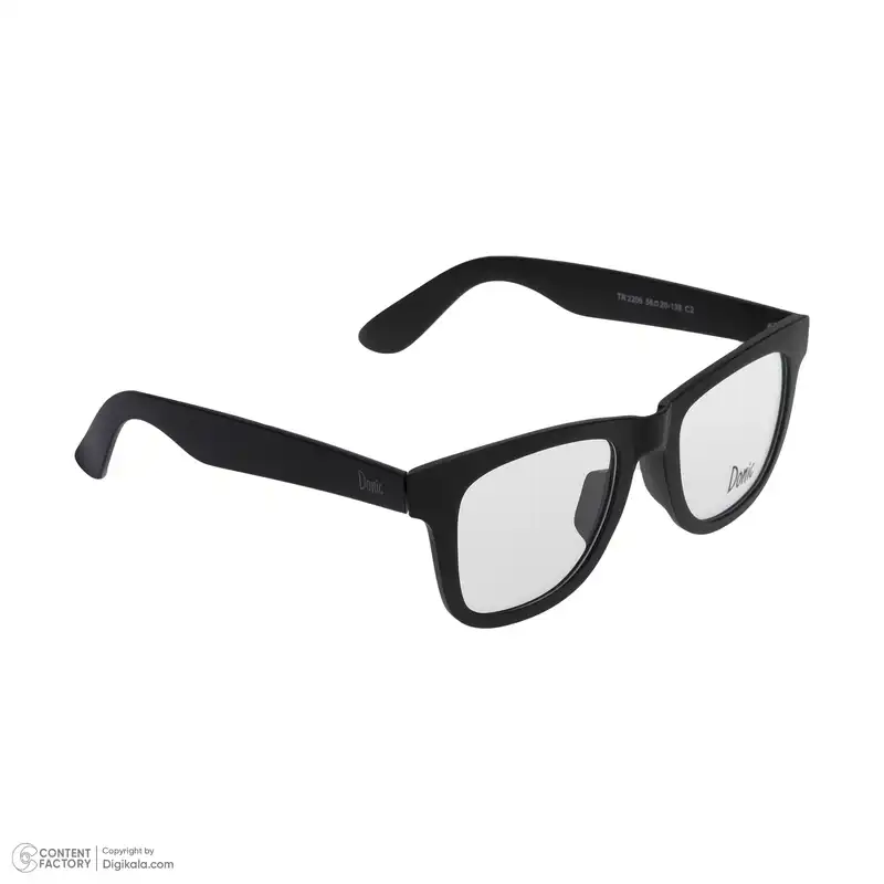فریم عینک طبی دونیک مدل tr2206-c2  به همراه کاور آفتابی مجموعه 6 عددی