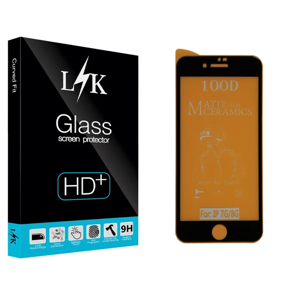 محافظ صفحه نمایش مات ال کی مدل +HD مناسب برای گوشی موبایل اپل iphone 7/ 8