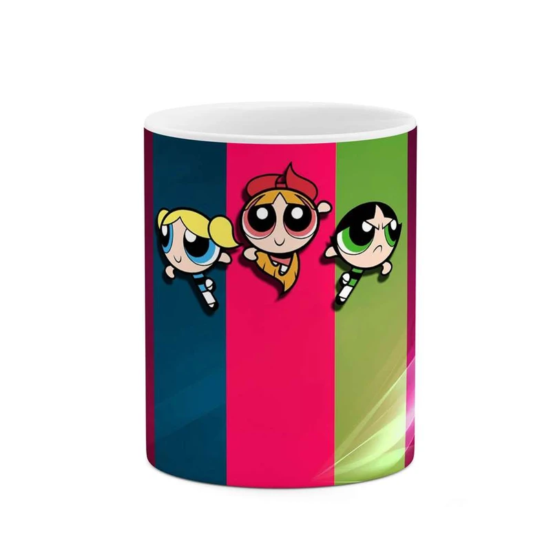 ماگ کاکتی مدل کارتون The Powerpuff Girls کد mgh23451