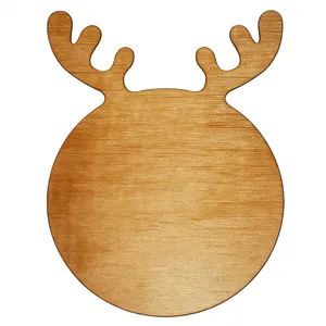 تخت سرو چوبی مدل شاخ گوزن فانتزی طرح گرد