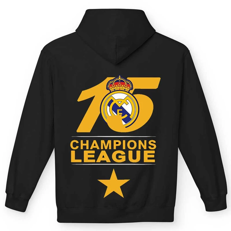 هودی مردانه مدل افتخارات تیم رئال مادرید کد 2-738