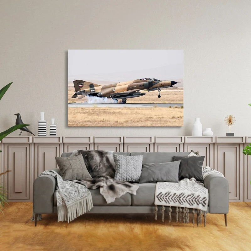 تابلو شاسی طرح جنگنده فانتوم اف 4 نیروی هوایی ایران 