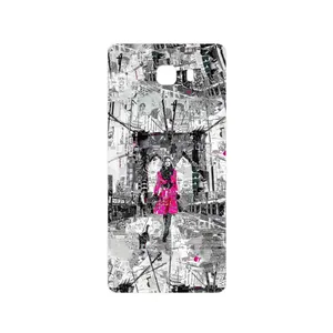 MAHOOT Collage of Catwalk Bridge Cover Sticker for Samsung Galaxy C9 Pro