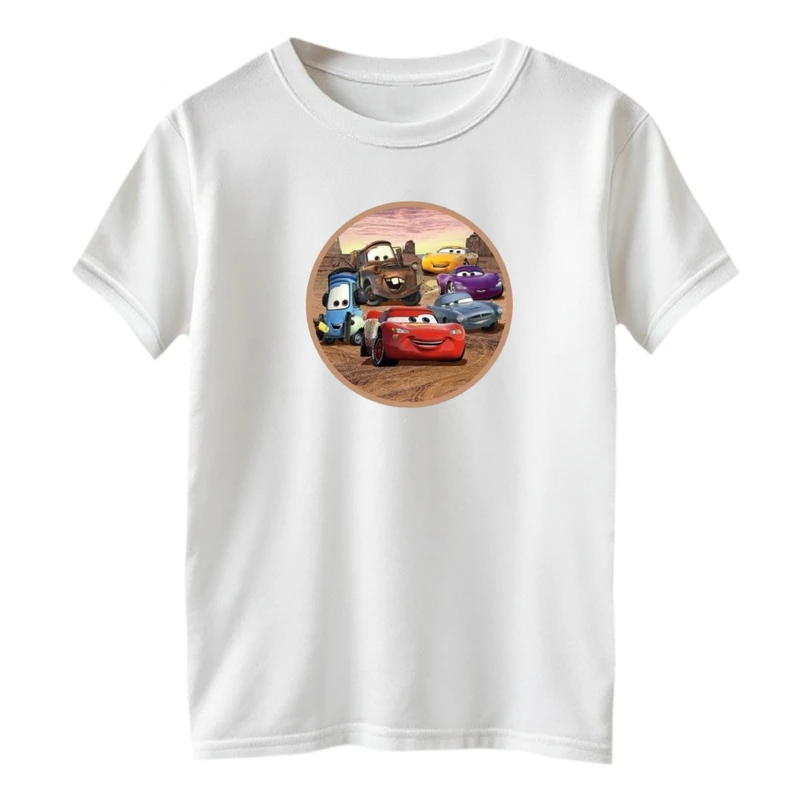 تی شرت آستین کوتاه بچگانه مدل ماشین ها کد 03