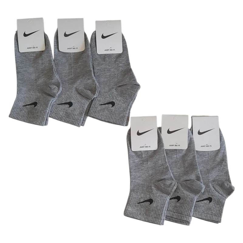 جوراب ساق کوتاه مدل lk1 بسته 6 عددی