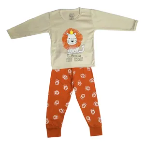 ست تی شرت و شلوار نوزادی مدل LINO2