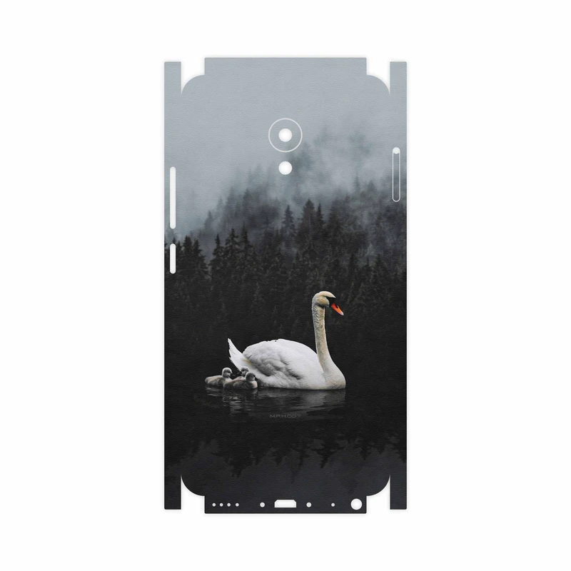 برچسب پوششی ماهوت مدل Swan Lake-FullSkin مناسب برای گوشی موبایل میزو M5