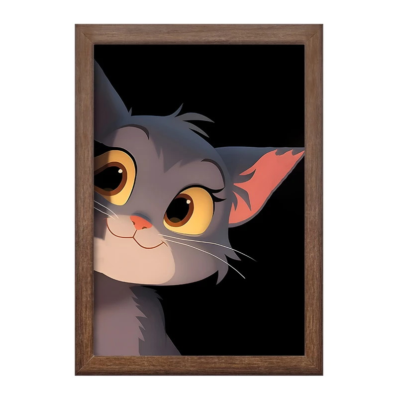 تابلو خندالو طرح گربه کد F12020