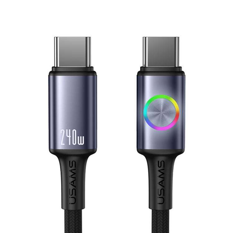کابل تبدیل USB-C به USB-C یوسمز مدل SJ751-240W طول 1.2 متر کابل تبدیل USB-C به USB-C یوسمز مدل SJ751-240W طول 1.2 متر
