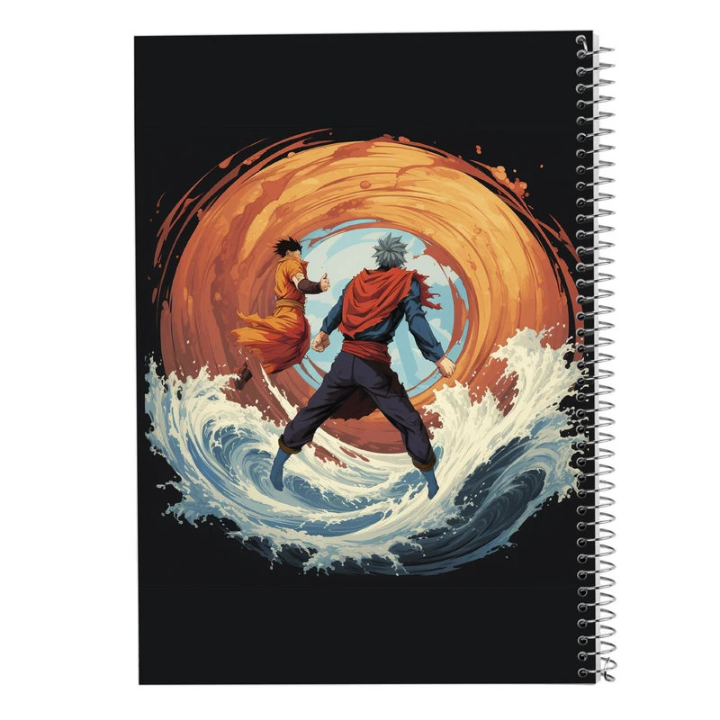 دفتر شطرنجی 50 برگ مدوپد مدل Naroto کد DF11398