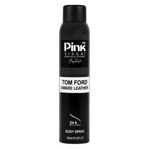 اسپری دئودورانت مردانه پینک ویژوآل مدل آمبر لدر حجم ۲۰۰ میلی‌لیتر