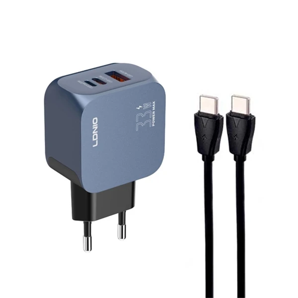شارژر دیواری 33 وات الدینیو مدل Q5 به همراه کابل USB-C