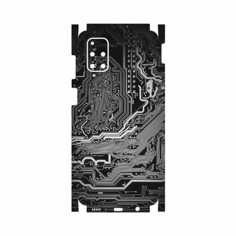 برچسب پوششی ماهوت مدل Black Printed Circuit Board-FullSkin مناسب برای گوشی موبایل سامسونگ Galaxy M51