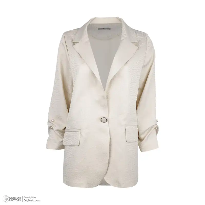 کت زنانه نیزل مدل 0187-031 رنگ کرم