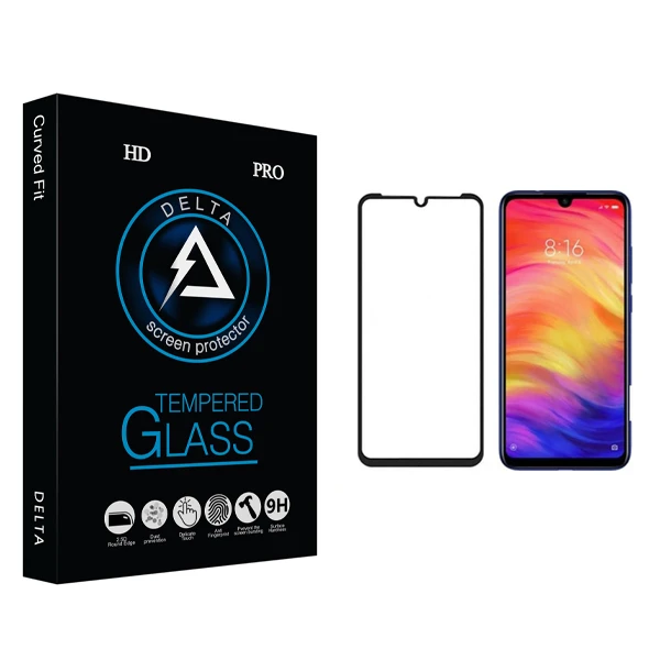 محافظ صفحه نمایش دلتا مدل HD مناسب برای گوشی موبایل شیائومی Redmi Note 7