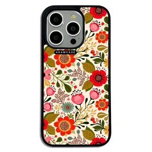 AKAM AMC-WA15PRO-FLOWERS4 Cover For Apple iPhone 15 Pro