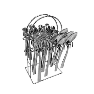 سرویس قاشق و چنگال 30 پارچه فلورانس مدل 001