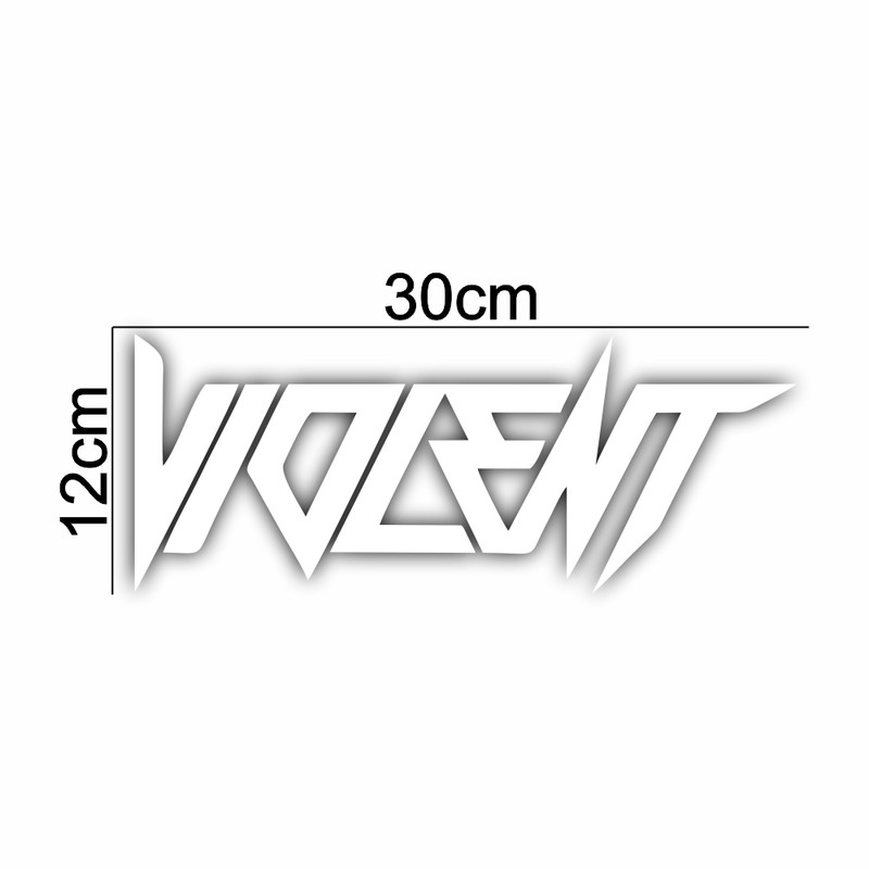 برچسب بدنه خودرو ماتریسیو طرح violent کد M60