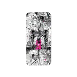 MAHOOT Collage of Catwalk Bridge Cover Sticker for Apple iPhone 12 Pro Max