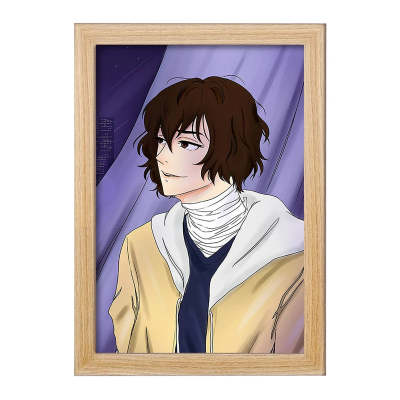 تابلو خندالو مدل دازای انیمه سگ های ولگرد بانگو  کد 15675