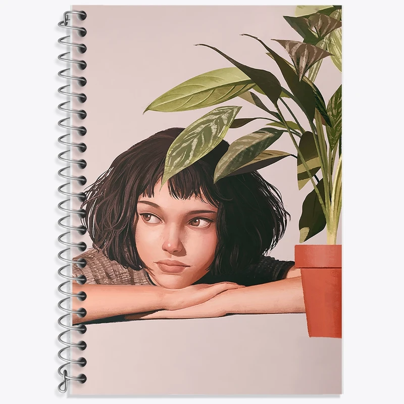 دفتر لغت 50 برگ خندالو طرح ماتیلدا کد F129