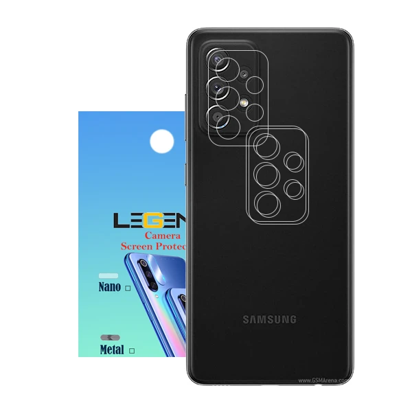 محافظ لنز گوشی موبایل مدل Nano-03 مناسب برای گوشی سامسونگ galaxy A52 بسته 3 عددی